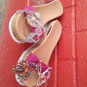 Custom platform spanish heel